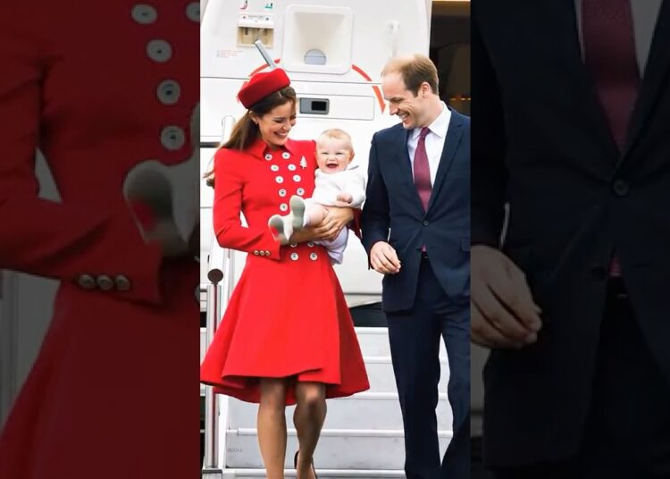 OMG baby George so cute!#royal #princegeorge #princewilliam #princesscatherine #royalfamily