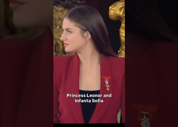 Princess Leonor And Infinta Sofia Felipe Moment 🇪🇸Spanish Royal Family New Update #princessleonor