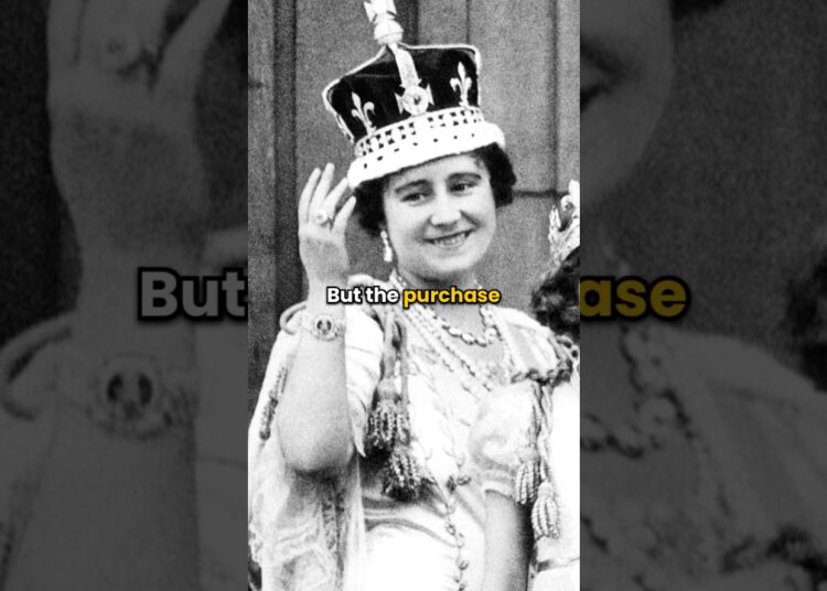 She bought a castle for only $120 🤯 #queen #royal #queenelizabeth #royalfamily #history #usa #nyc