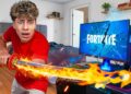 We Tried to Live on Only Banned Products for 24 Hours! | The Royalty Family