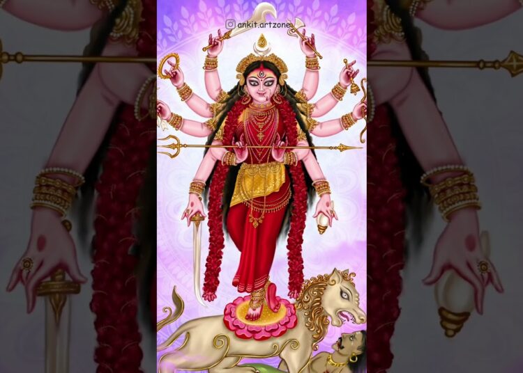 Jai maa durga #art #digitalart #artist #maa #durga #maadurga #mahakali #kali #maakali #viral #video