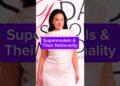 Supermodel’s And Their Nationality #model#celebrity #fashion