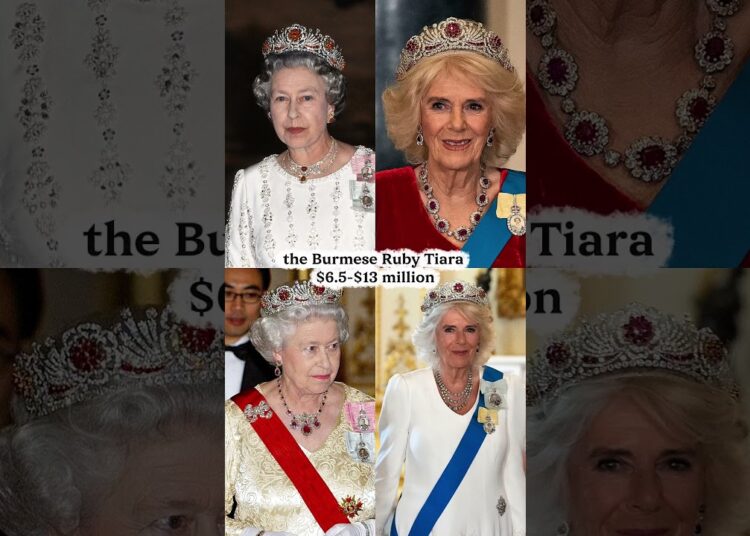 Top 5 most expensive tiaras #queenelizabeth #king #royal #history