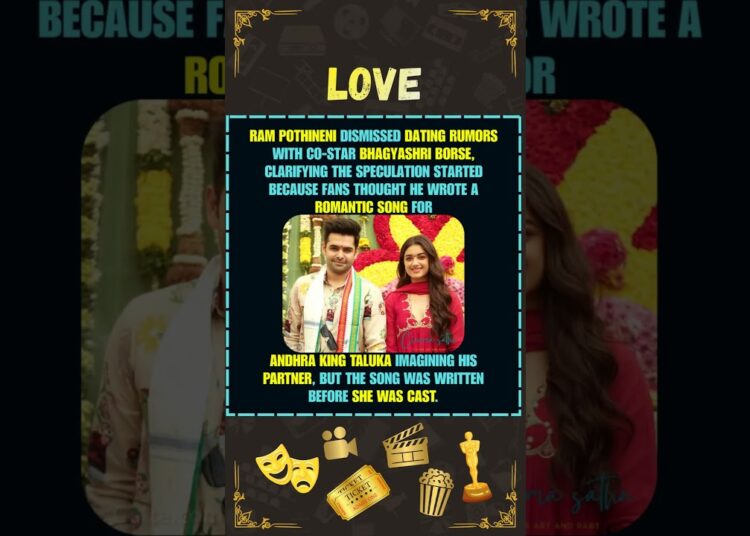 Ram Pothineni Reveals TRUTH About Dating Bhagyashri Borse! | Gossip Started Because of THIS Song