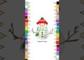 Snowman Drawing #shorts #snowman #art #artwork #art #drawing #artist #digitalart