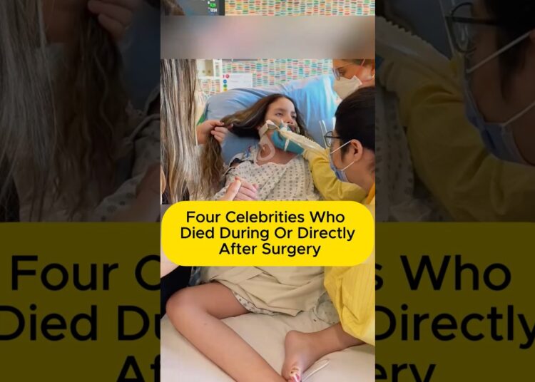 Four Celebrities Who Died During Or Directly After surgery #hollywood #celebrity #ytshorts