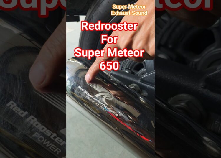 Redrooster Exhaust Sound for Super Meteor 650 | Super Meteor Exhaust | Royal Enfield Super Meteor