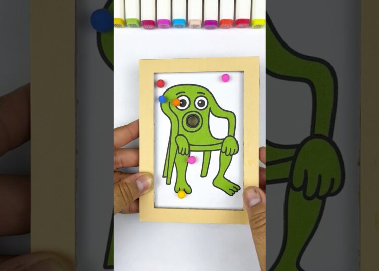 Sprunki Brainrot Karkerkar Kurkur Creative Cardboard Pinball Game Challenge #shorts #trending #art