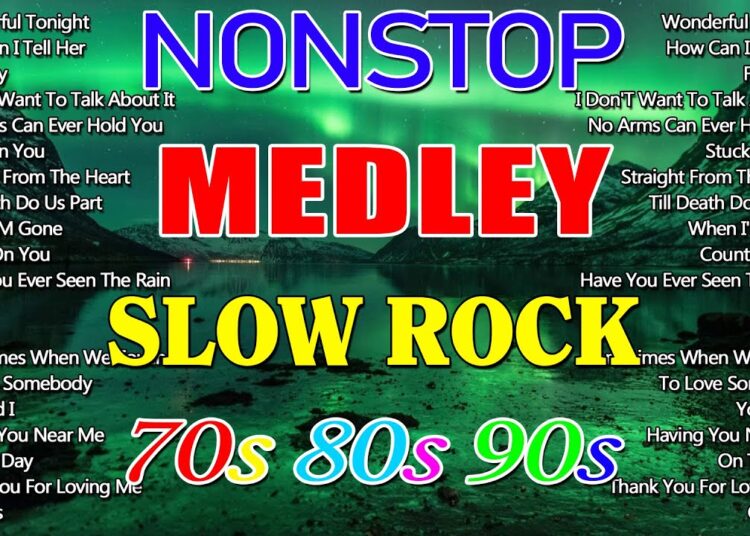 Slow Rock Love Song Nonstop 🎤 SLOW ROCK MEDLEY 🎶 Rock Ballads 70S 80S 90S 🎧 Nonstop Pinoy Medley