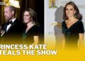 Princess Kate STUNS in green velvet as she joins Prince William at Royal Variety Show