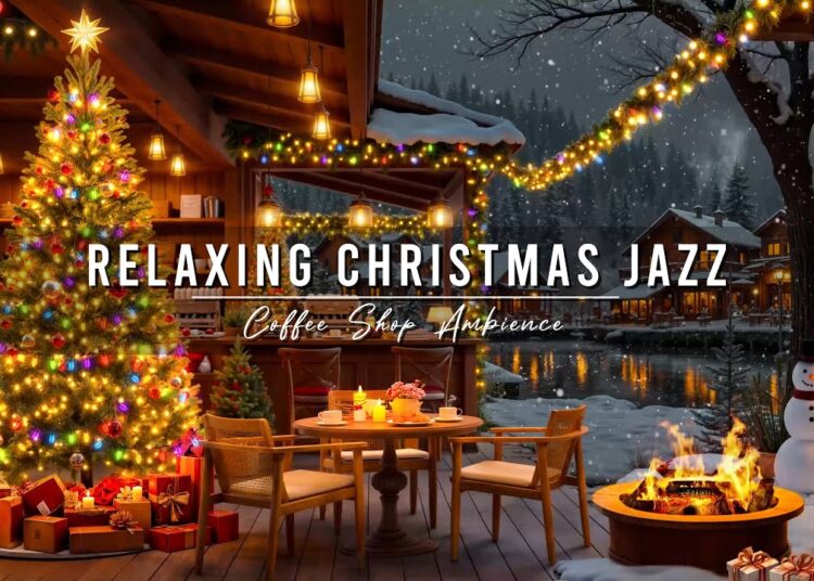 Christmas Jazz Instrumental Music 🎄 Cozy Christmas Coffee Shop Ambience with Jazz Relaxing Music
