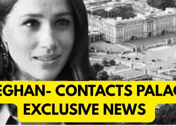 MEGHAN’S SECRET PALACE BID – EXCLUSIVE #meghan #meghanmarkle #royal