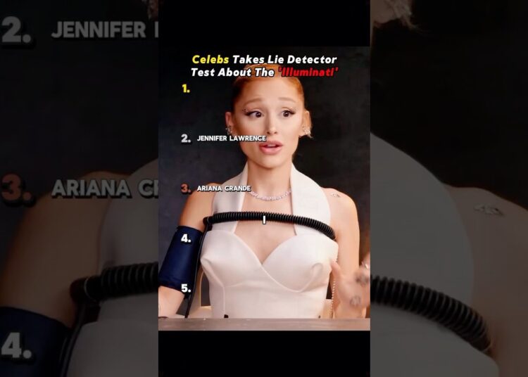 Celebrities take lie detector tests about the Illuminati #liedetector #illuminati #viral #challenge