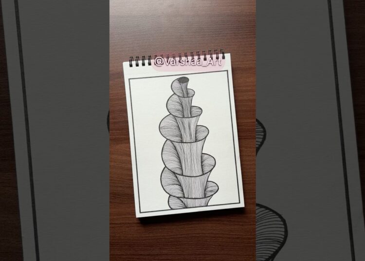 Day 69 – Easy Doodle Art Tutorial #doodle #doodleart #easy #drawing #art #zentangle #zen