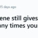 Reddit post that reads, "What movie scene still gives you chills no matter how many times you watch it?"