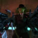Stanley Ipkiss, possessed by the Mask, holding large cartoony guns in The Mask