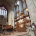 The E.M. Skinner organ as seen from the chapel’s nave.