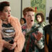 The Heathers clique looking appalled in Heathers