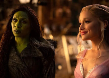 Cynthia Erivo and Ariana Grande as Galinda and Elphaba in Wicked: For Good.