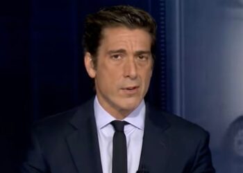 David Muir anchoring ABC World News Tonight