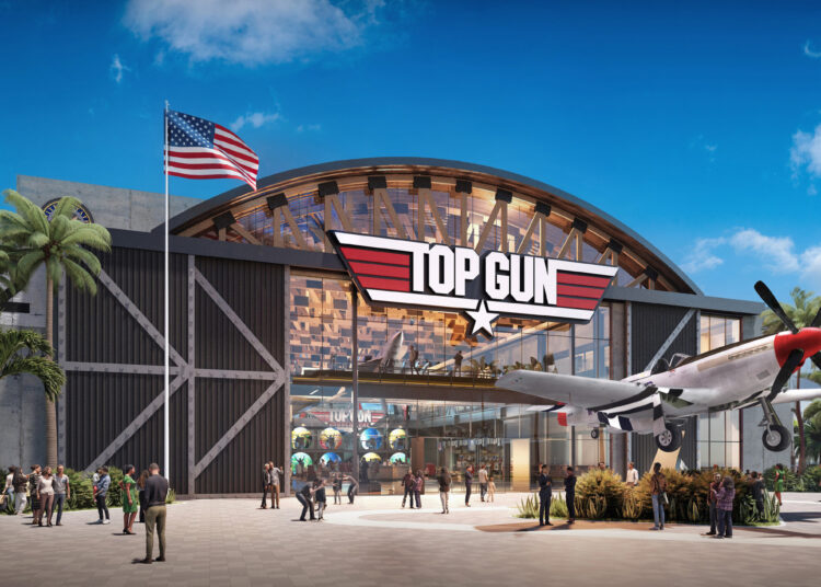 ADVENT ALLEN ENTERTAINMENT AND SIMTEC SYSTEMS TEAM UP TO CREATE THE SPECTACULAR "TOP GUN" THRILL RIDE