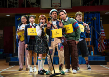 The cast of
