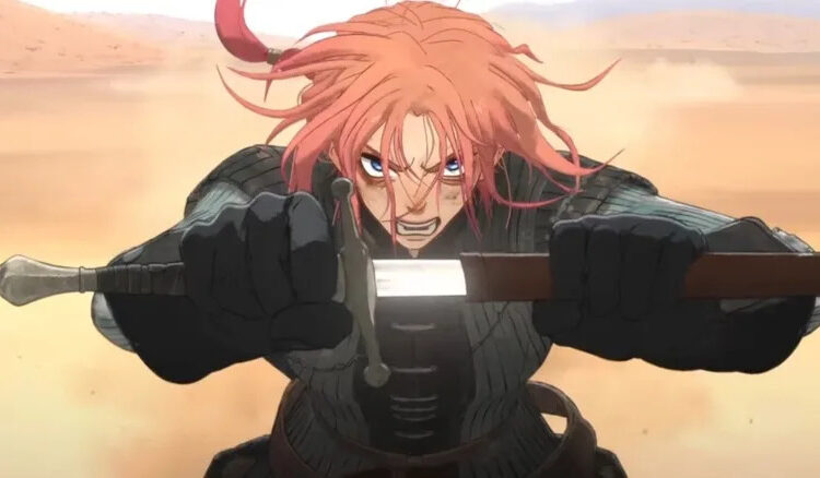 Scarlet unsheathes her sword in "Scarlet" (2025)