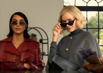 Allura wearing sunglasses and Liberty lowering her sunglasses in All's Fair