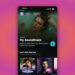 Amazon Music app interface showing personalized soundtrack and artist recommendations
