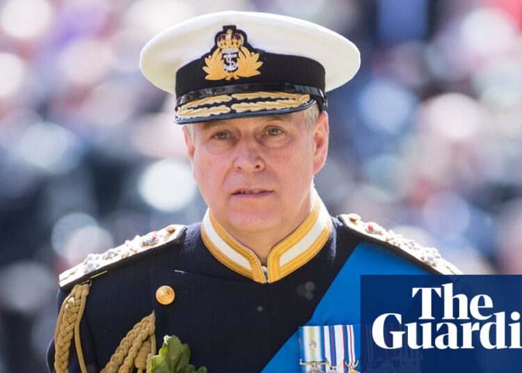 Andrew to be stripped of naval title, says UK defence secretary | Andrew Mountbatten Windsor