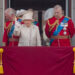Queen Elizabeth II with her sons Charles and Andrew