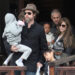 BRAD PITT AND ANGELINA JOLIE WITH THE KIDS IN VENICE