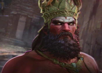 "Baahubali: The Eternal War," in theaters in 2027, tells the story of Baahubali (voice of Prabhas) in the afterlife. Photo courtesy of Arka Filmworks