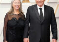 Jeff Kravitz/FilmMagic Stella Arroyave and Anthony Hopkins on March 27, 2022