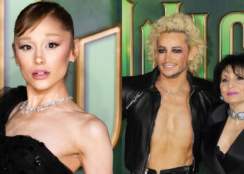 Ariana Grande Matches with Her Brother and Mom in Glinda-fied Makeup