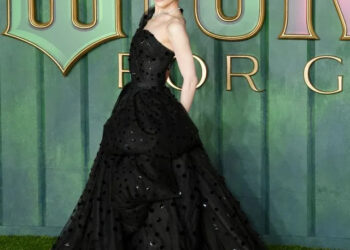 Ariana Grande at the Wicked: For Good European premiere in London