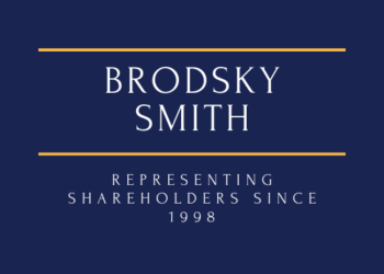 BRODSKY & SMITH SHAREHOLDER UPDATE: Notifying Investors of