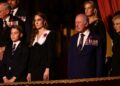 Members of the British royal family attend the Royal British Legion Festival of Remembrance at the Royal Albert Hall in London on November 8, 2025 (Jack Taylor/PA Images/Alamy)
