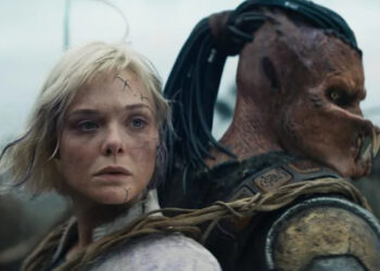 elle fanning, dimitrius schusterkoloamatangi, predator badlands