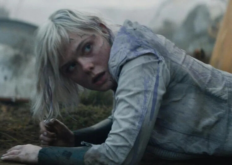 Elle Fanning plays Thia in "Predator: Badlands," in theaters Friday. Photo courtesy of 20th Century Studios