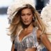 Bella Hadid Goes Sheer for Orebella With a Rainbow Dress
