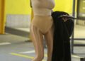 Yesterday, Censori was spotted arriving home