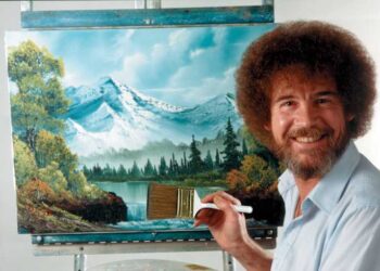 Bob Ross paintings sell for more than $600K to help public TV stations