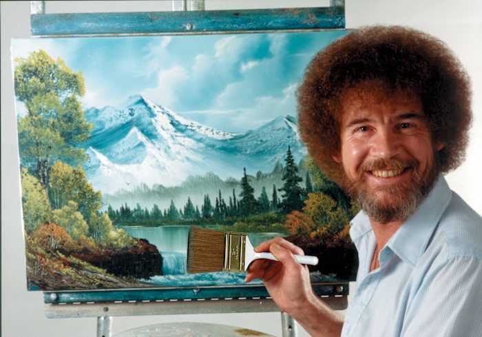 Bob Ross paintings sell for more than $600K to help public TV stations