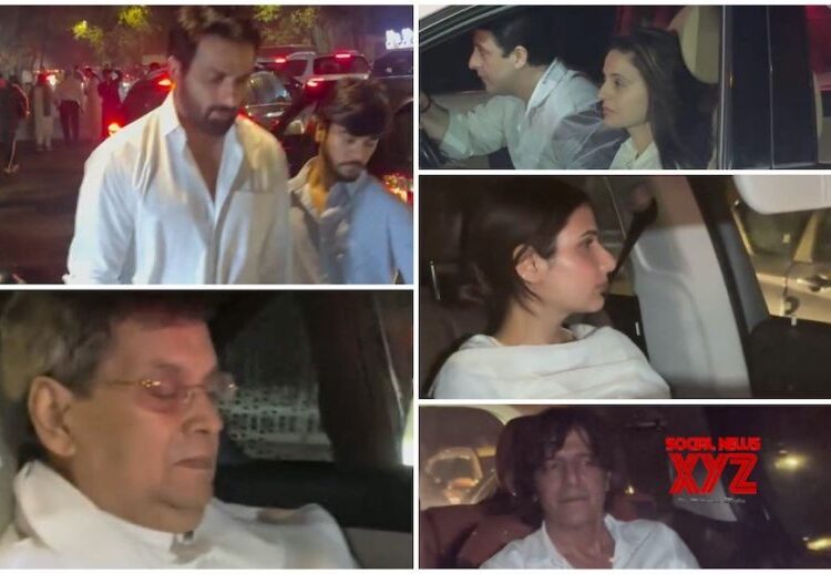 Bollywood Celebrities Pay Respects at Dharmendra's...