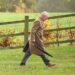 King Charles arrived for a Sunday church service in Sandringham this morning amid the ongoing furore over his younger brother Prince Andrew