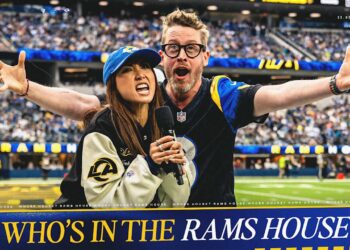 CELEBRITY PHOTOS: Brenda Song, Macaulay Culkin, Blake Snell, Trevor Wallace & more celebrities spotted celebrating the Rams' Week 11 win