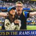 CELEBRITY PHOTOS: Brenda Song, Macaulay Culkin, Blake Snell, Trevor Wallace & more celebrities spotted celebrating the Rams' Week 11 win