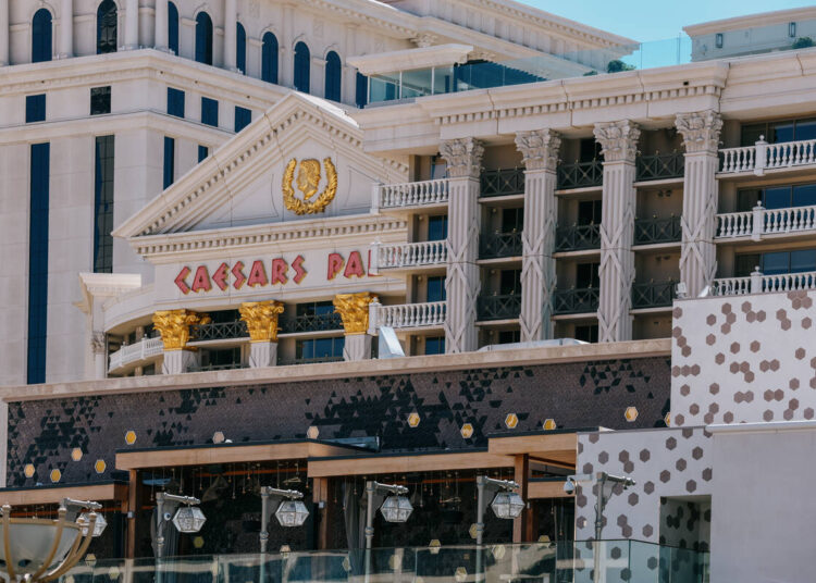 Caesar’s Palace on Wednesday, July 30, 2025 in Las Vegas. (Liv Paggiarino/Las Vegas Revi ...