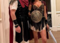 Alex Ovechkin and wife Anastasia Shubskaya were gladiator-inspired warriors for Halloween 2025. (Instagram)